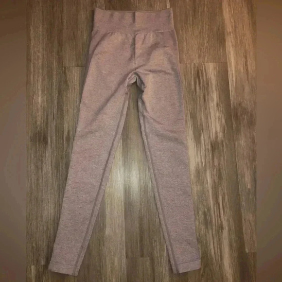 GYMSHARK HIGH WAISTED‎ FLEX LEGGINGS DRY XS CHARCOAL/STEEL BLUE - Picture 1 of 8